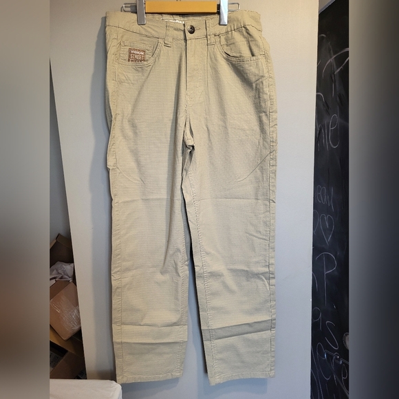 NEW  Vision Street Wear Men's Beige Pants, Size 30x30 - Picture 1 of 7